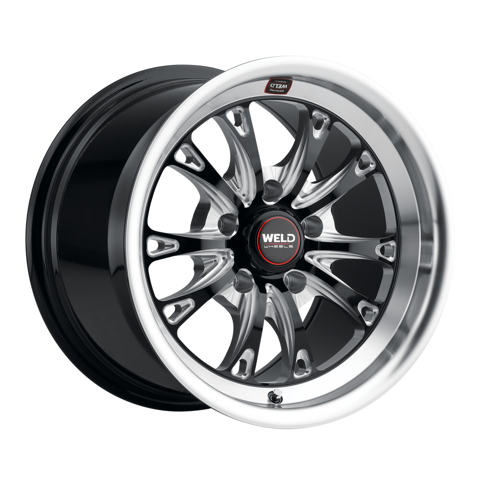 15x10 Belmont Drag 5x114.3 Et48 Bs 7.38 Gloss Blk Mil Dia 78.1 - S157B0067P48