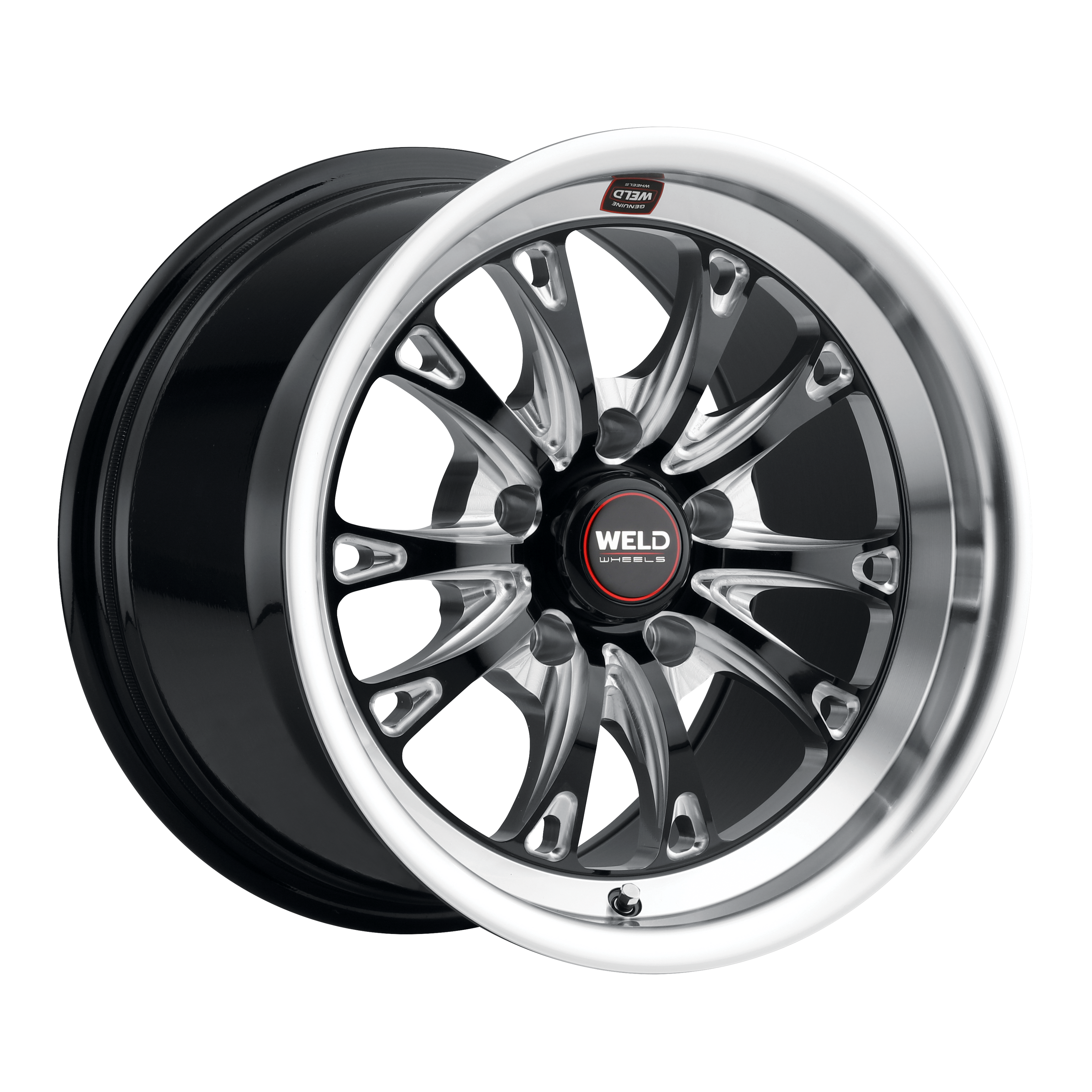 15x10 Belmont Drag 5x120.65 Et45 Bs 7.27 Gloss Blk Mil Dia 78.1 - S157B0063P45