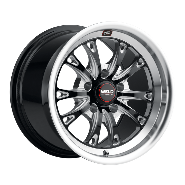 15x10 Belmont Drag 5x120.65 Et45 Bs 7.27 Gloss Blk Mil Dia 78.1 - S157B0063P45