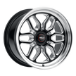 17x11 Laguna 6 Drag 6x127 Et36 Bs7.375 Gloss Blk Mil Dia 78.1 - S15371181P36