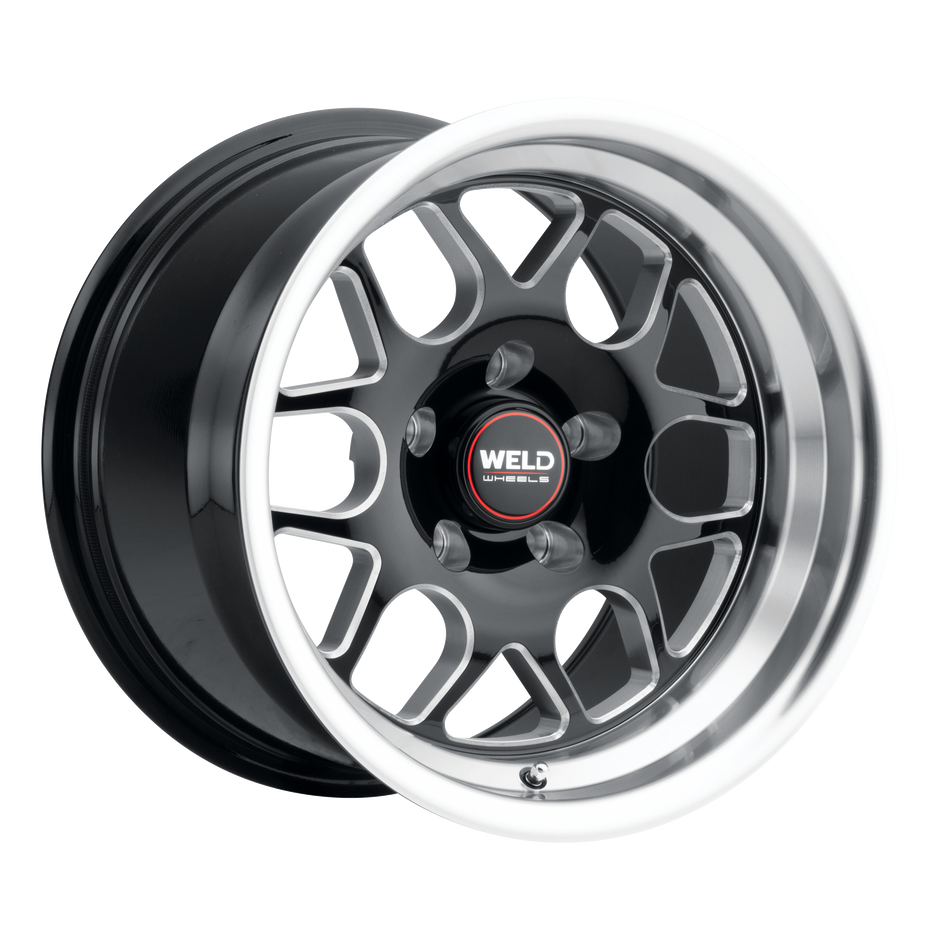 15x10 Solana Drag 5x120.65 Et45 Bs 7.27 Gloss Blk Mil Dia 78.1 - S160B0063P45