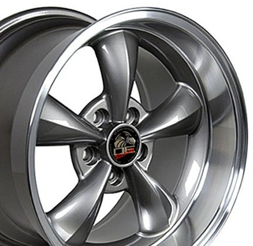 OE Wheels 17" Replica FR01 fits Ford Mustang Bullitt 17x10.5 Gunmetal - FR01-17105-5450-27AM