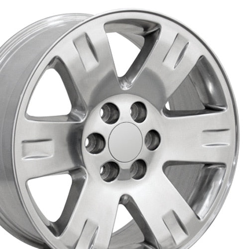 OE Wheels 20" Replica CV81 fits GMC Yukon 20x8.5 Polished - CV81-20085-6550-31P