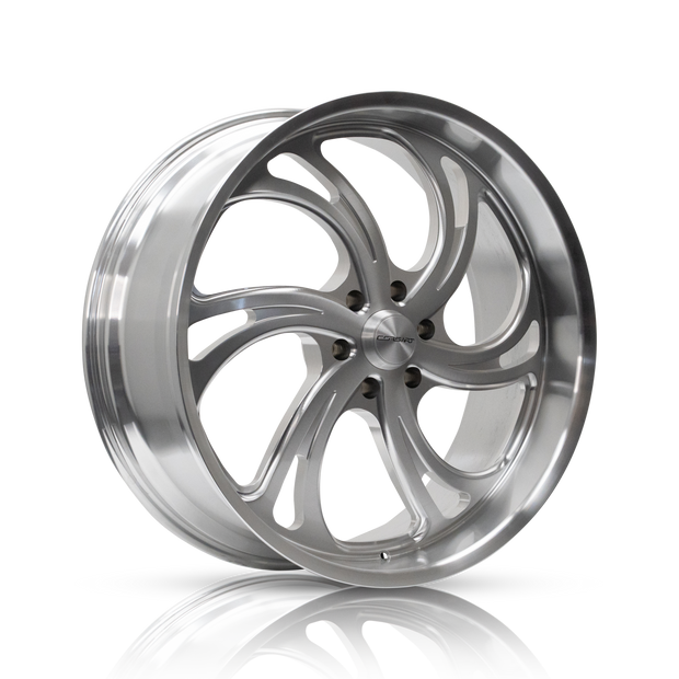 CORSART 24x9 ARGON 6 6x135  24 6 87.1 BRUSHED MILLED DIAMOND CUT LIP  - R501249089600R