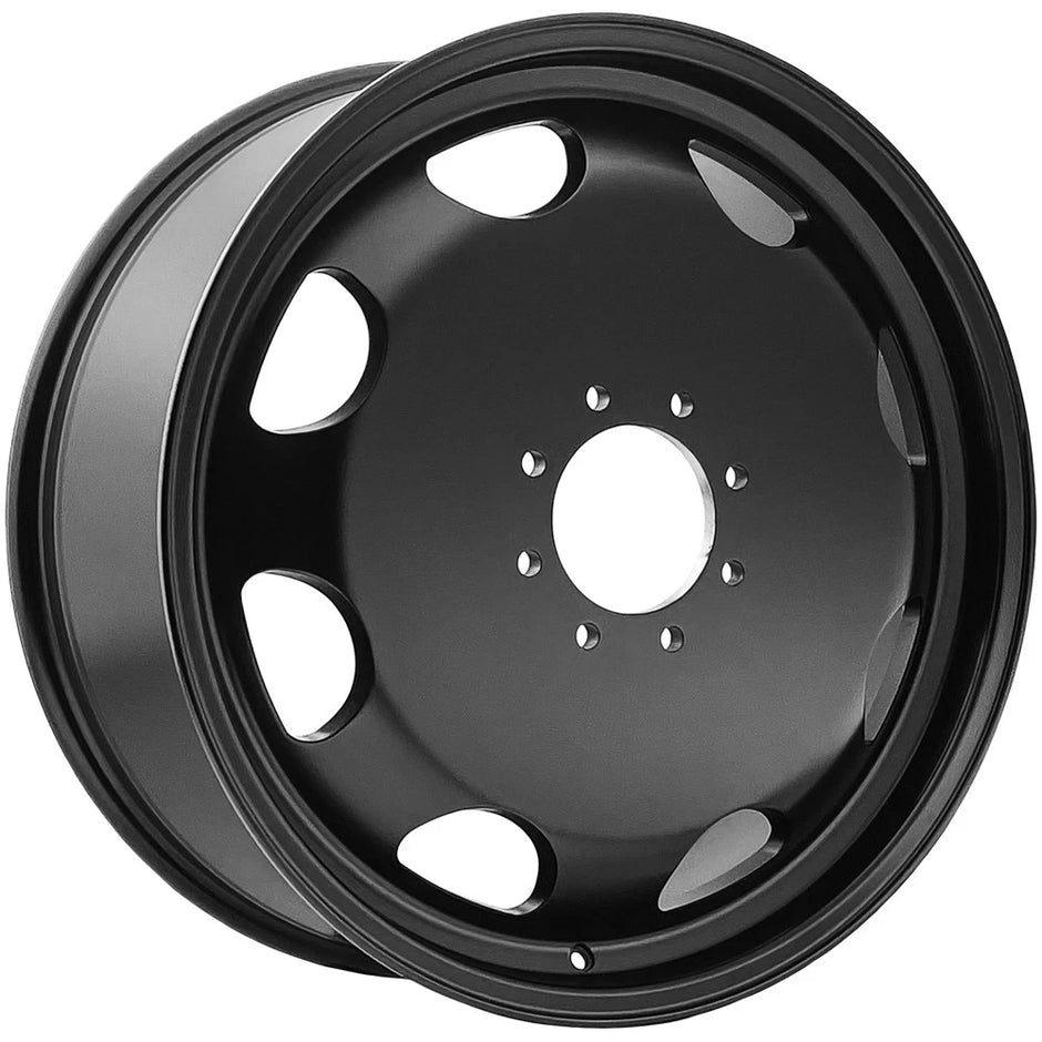 MAYHEM COGENT DUALLY 8107D GLOSS BLACK 20X8.25 8-165.1 (STOCK/LEVELED)