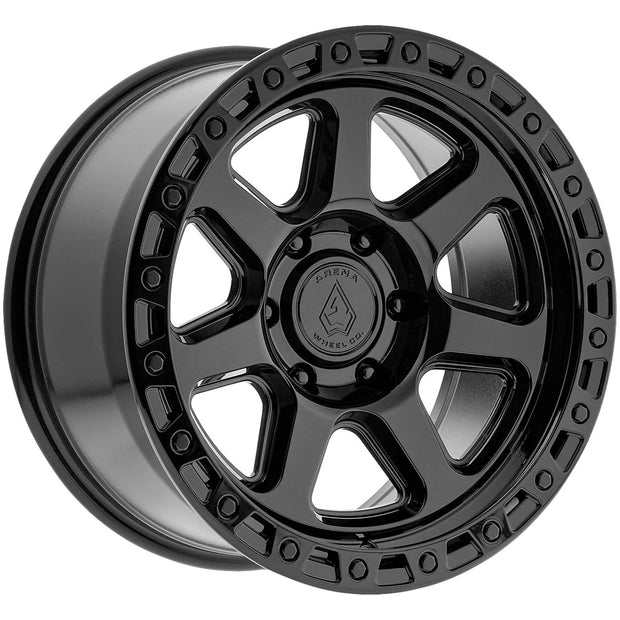 ARENA 17x9 THROTTLE 6x135  0 5.03 87.12 GLOSSY BLACK  - A123179089P00002