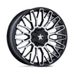 MSA Offroad Wheels M50 Clubber UTV 20x7 5x114.3 G-BLK MCH - MA050BD20701200