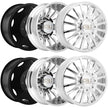 CALI OFF-ROAD SUMMIT DUALLY 9110D POLISHED/MILLED SPOKES 20X8.25 8-165.1 (LIFTED)