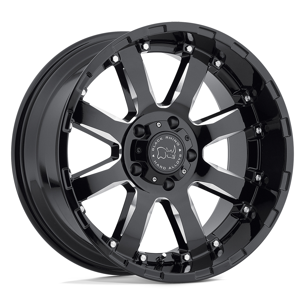 Black Rhino Hard Alloys Sierra 17x9 5x127 G-BLK-MILL - 1790SRA-25127B78
