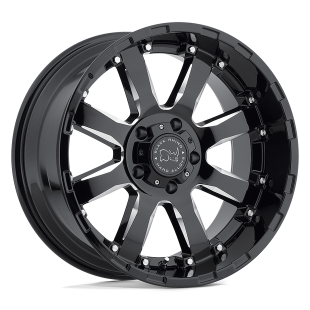 Black Rhino Hard Alloys Sierra 17x9 5x127 G-BLK-MILL - 1790SRA-25127B78