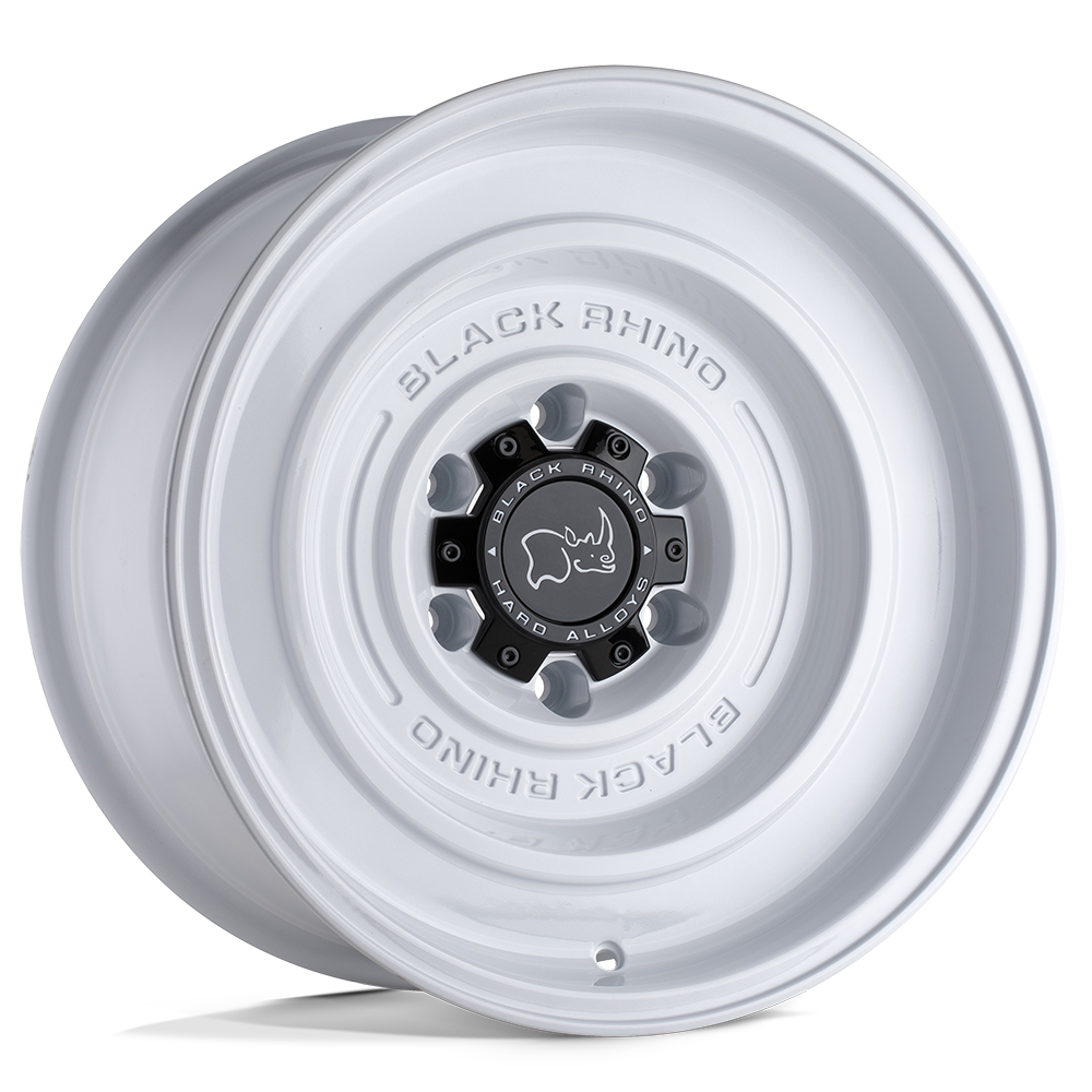 Black Rhino Hard Alloys Solid 17x9.5 6x139.7 G-WHT - 1795SLD-26140W12
