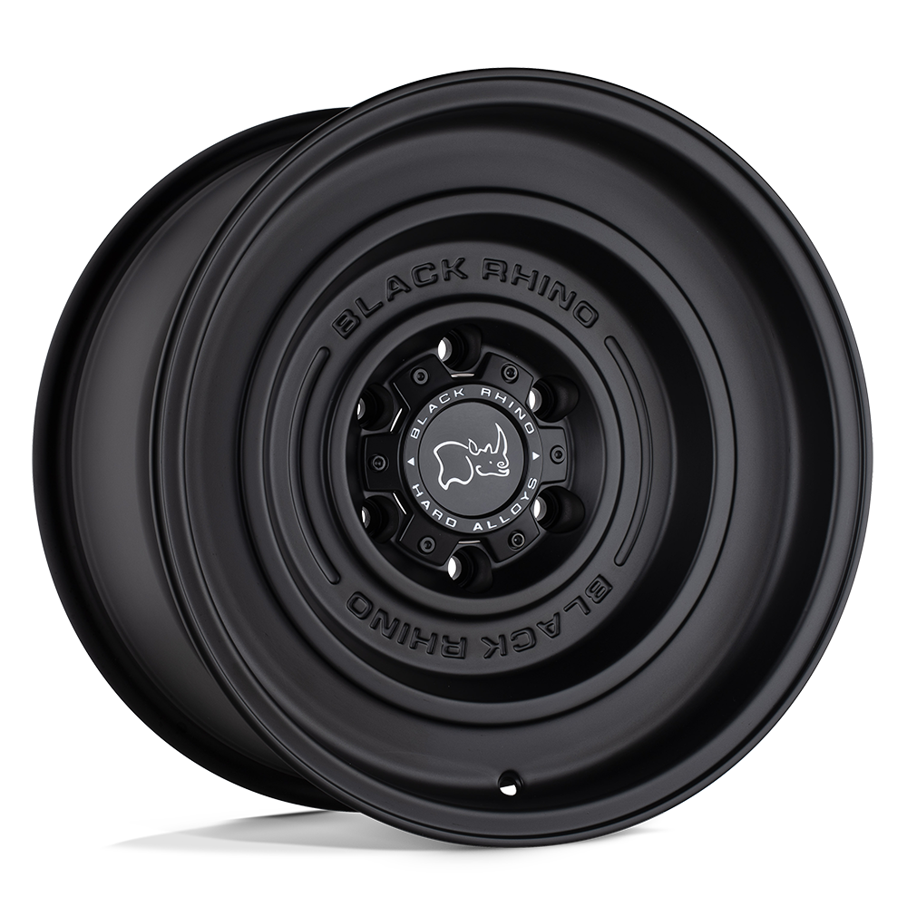 Black Rhino Hard Alloys Solid 17x9.5 5x127 M-BLK - 1795SLD-85127M71