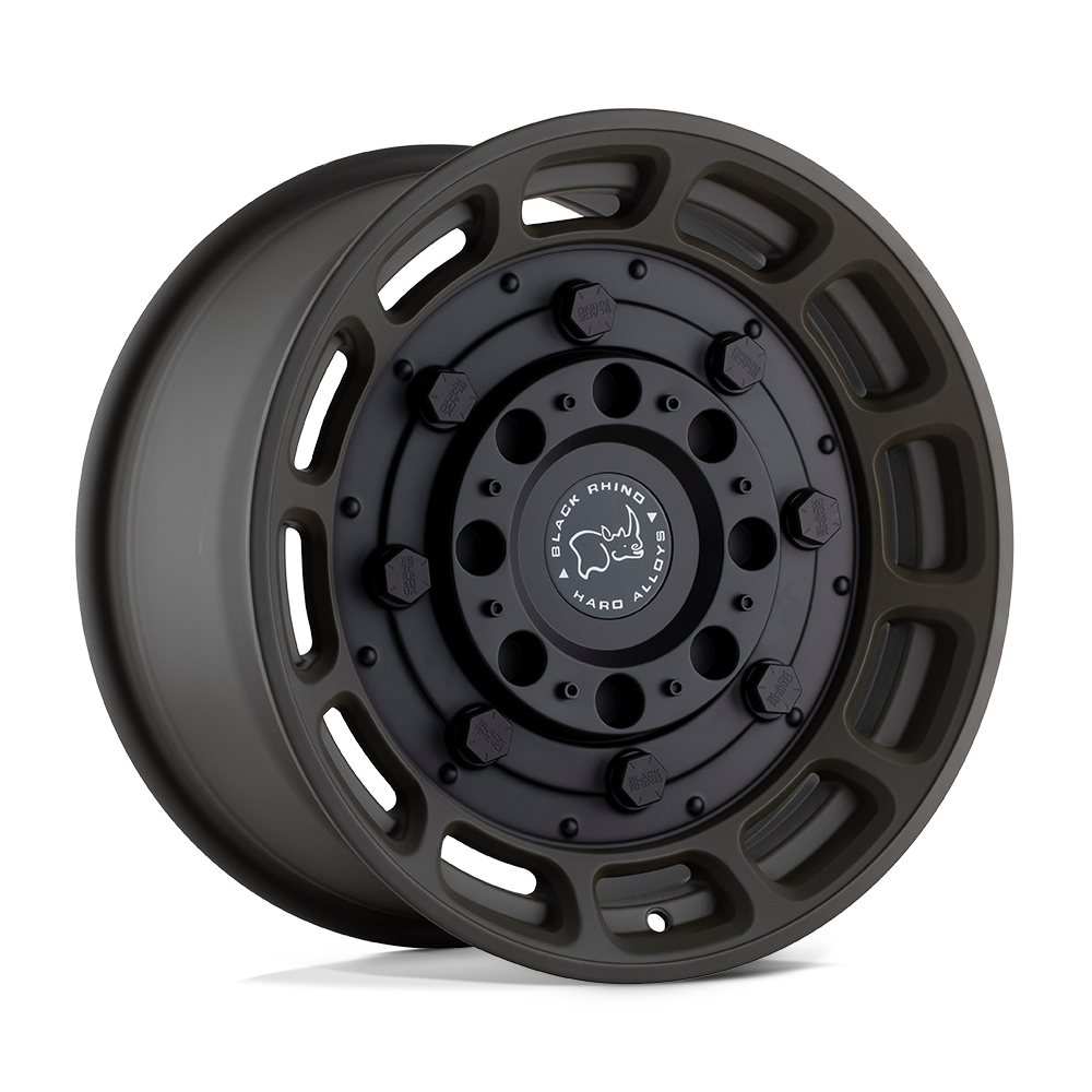 Black Rhino Hard Alloys Warthog 20x9.5 5x127 MT-OD-GRN-BLK - 2095WHG025127N71