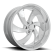 US Mag 1PC U132 Desperado 24x9 6x139.7 CHROME - U132249077+25L