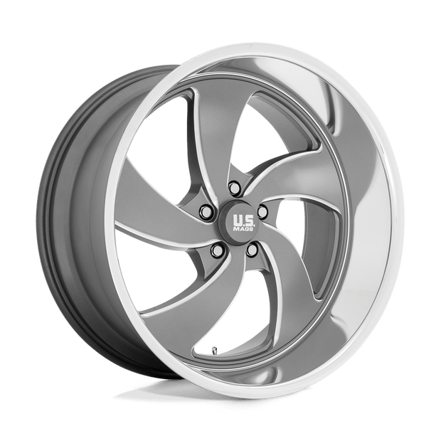 US Mag 1PC U133 Desperado 22x10.5 5x120.65 ANTH-MILL-DCL - U133220561+01R