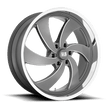 US Mag 1PC U133 Desperado 24x10 6x139.7 ANTH-MILL-DCL - U133240077+25R