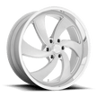 US Mag 1PC U134 Desperado 24x9 6x139.7 SLV-BRS-MIL-DCL - U134249077+25R