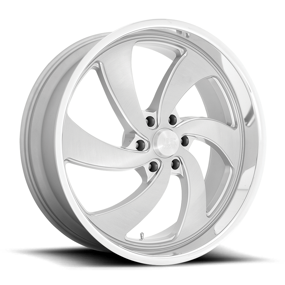 US Mag 1PC U134 Desperado 24x9 6x135 SLV-BRS-MIL-DCL - U134249089+25L