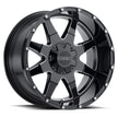 G-FX TR12 18x9 8x180 ET 12 CB 124.2 Gloss Black Milled - T12 890-8180-12 GBM