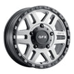 G-FX MV2 16x6.5 6x130 ET 30 CB 84.1 Matte Grey w/ Matte Black Lip - MV2 665-6130-30 GBR