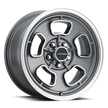 Vision Shift 15x7 5x114.3 -7mm Satin Grey Machined Face/Lip : 148-5765SGMF-7