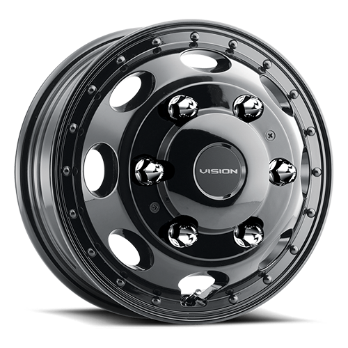 Vision Hauler 16x5.5 6x205 120.05mm Gloss Black : 181Z6526GBF161