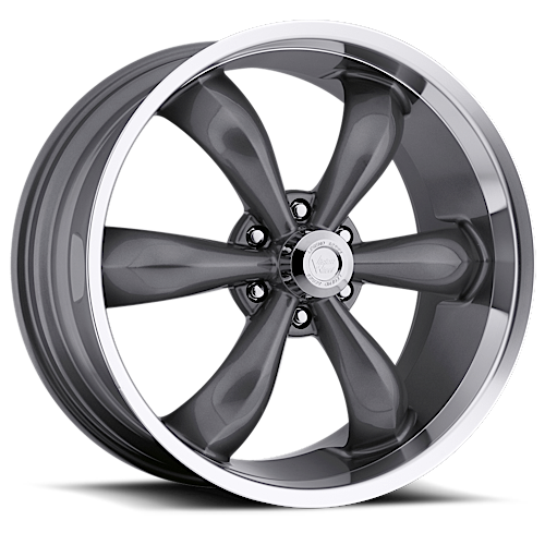 Vision Legend 6 22x9.5 6x139.7 30mm Gunmetal Machined Lip : 142-22983GM30