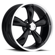 Vision Legend 5 18x8.5 5x120.65 -6mm Gloss Black Machined Lip : 142-8861GB-6
