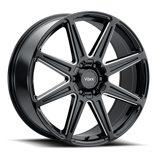 Voxx Rocca 20x8.5 6x135/139.7 CB 95.2 ET 35 Gloss Black Milled - ROC 285-6009-35 GBM