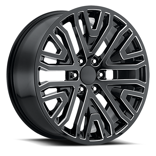 Voxx Replica SEV 22x9 6x139.7 ET 28 CB 78.1 Gloss Black Milled - SEV 229-6139-28 GBM