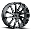 Voxx Replica ES3 22x9 6x139.7 CB 78.1 ET  28 Gloss Black - ES3 229-6139-28 GB