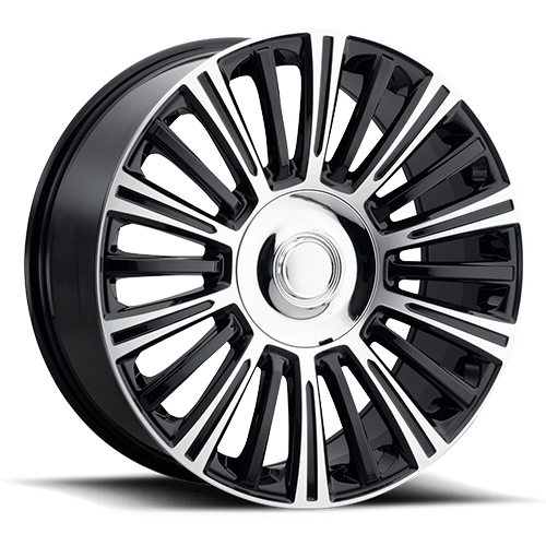 Voxx Replica ES4 24x10 6x135/139.7 CB 87.1 ET  28 Gloss Black Machined Face - ES4 240-6009-28 GBMF