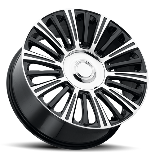 Voxx Replica ES4 22x9 6x135/139.7 CB 87.1 ET 28 Gloss Black Machined Face - ES4 229-6009-28 GBMF