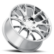 Voxx Replica Hellcat 22x9 6x139.7 ET 24 CB 78.1 Chrome - CAT 229-6139-24 C