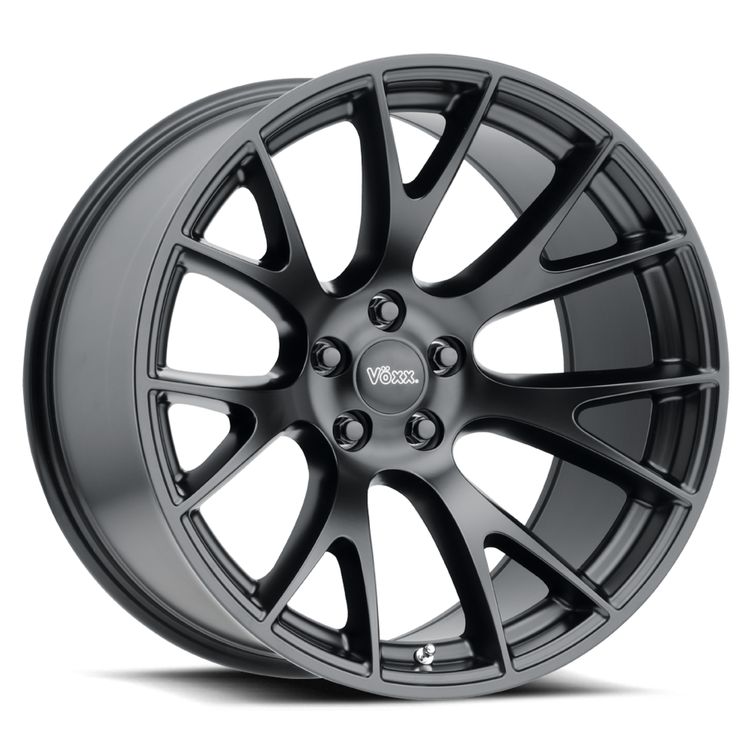 Voxx Replica Hellcat 20x10.5 5x115 ET 25 CB 71.6 Matte Black (new cap size) - CAT 215-5115-25 MB (2)