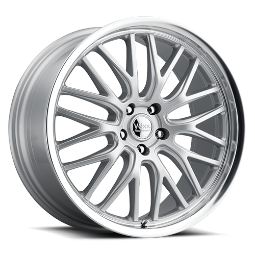 Voxx Masi 18x8 5x108 ET 45 CB 73.1 Silver Machined Lip - MAS 880-5108-45 SML