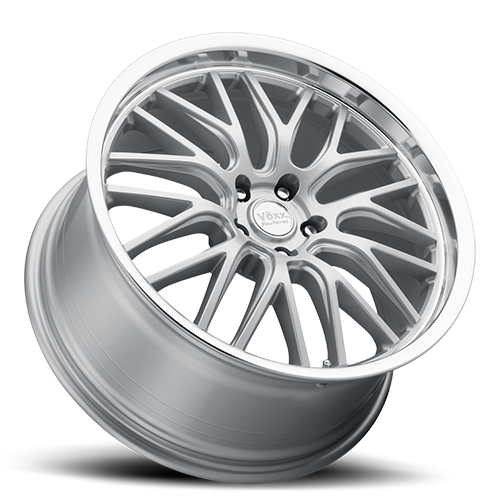 Voxx Masi 19x8.5 5x114.3 ET 35 CB 73.1 Silver Machined Lip - MAS 985-5114-35 SML