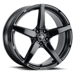 Voxx Modena 18x8.5 5x108 CB 63.4 ET 35 Gloss Black - MOD 885-5108-35 GB