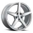 Voxx Modena 18x9 5x114.3 CB 73.1 ET 30 Gloss Silver w/Machined Face - MOD 890-5114-30 SMF