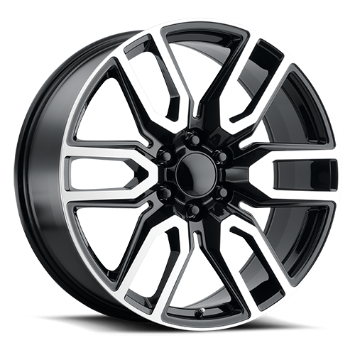 Voxx Replica 2020 NZH 22x9 6x139.7 ET 31 CB 78.1 Gloss Black Machined Face - NZH 229-6139-31 GBMF