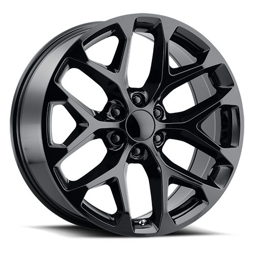 Voxx Replica Snowflake 20x9 6x139.7 ET 27 CB 78.1 Gloss Black - SFO 290-6139-27 GB