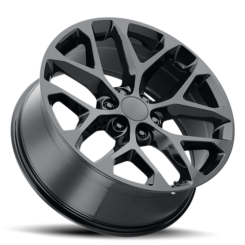 Voxx Replica Snowflake 20x9 6x139.7 ET 27 CB 78.1 Gloss Black - SFO 290-6139-27 GB