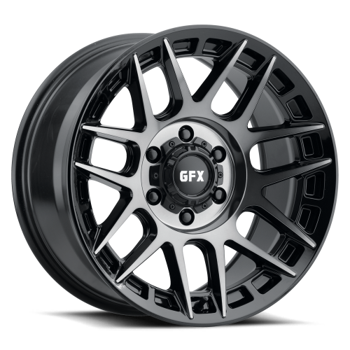 G-FX TM8 18x9 6x135/139.7 CB 95.2 ET 18 Gloss Black with Dark Tint - TM8 890-6009-18 GBT