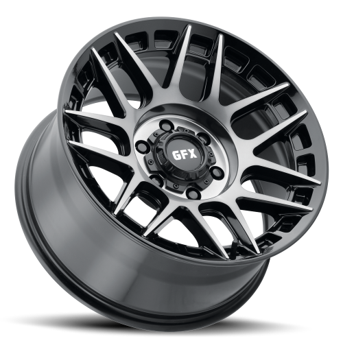 G-FX TM8 18x9 6x139.7 CB 106.2 ET 0 Gloss Black with Dark Tint - TM8 890-6139-00 GBT