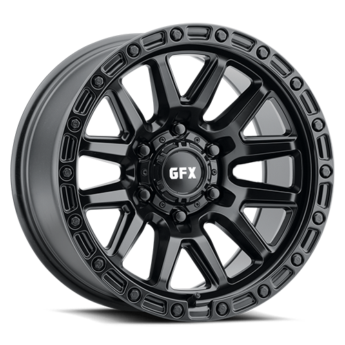 G-FX TR26 17x9 6x135 ET 12 CB 87.1 Matte Black - T26 790-6135-12 MB