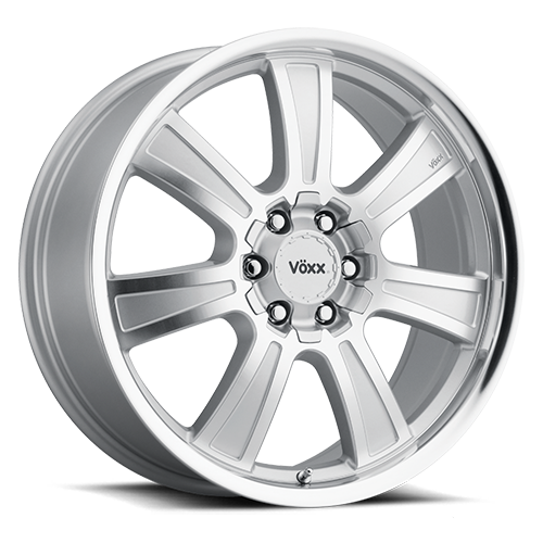 Voxx Turin 17x8.5 6x127/135 ET 39 CB 87.1 Silver Machined Face & Lip - TUR 785-6002-39 SMF