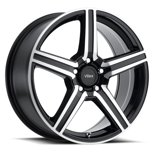 Voxx Como 16x7 5x108/114.3 ET 40 CB 73.1 Gloss Black Machined - COM 670-5008-40 GBM