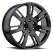 Voxx Replica ESV 22x9 6x139.7 ET 31 CB 78.1 Gloss Blk w/gloss Blk cap - ESV 229-6139-31 GB