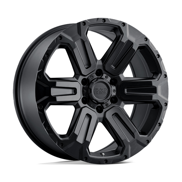 Black Rhino Hard Alloys Wanaka 17x8.5 6x135 M-BLK - 1785WKA126135M87