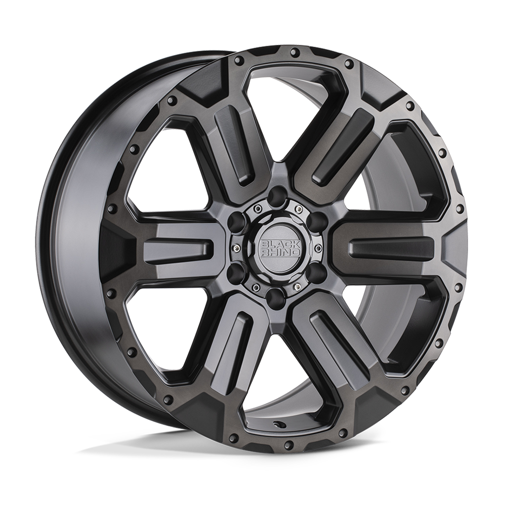 Black Rhino Hard Alloys Wanaka 17x8.5 6x139.7 M-GNMTL-BRSH - 1785WKA126140G12